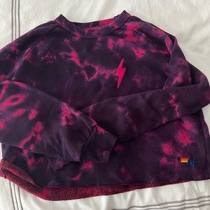 Aviator nation crop sweatshirt